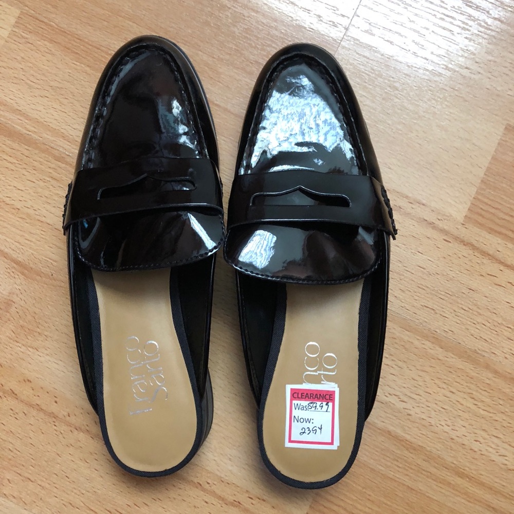 BRAND NEW patent leather loafers